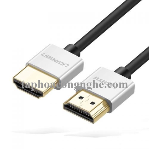 Ugreen 50304 5M màu Bạc Cáp tín hiệu HDMI chuẩn 2.0 sợi siêu nhỏ cao cấp HD117 30050304